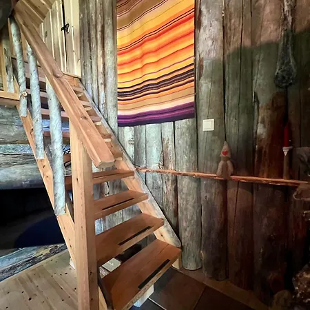 Lapland Log Ukko-kelo Dağ evi Luosto
